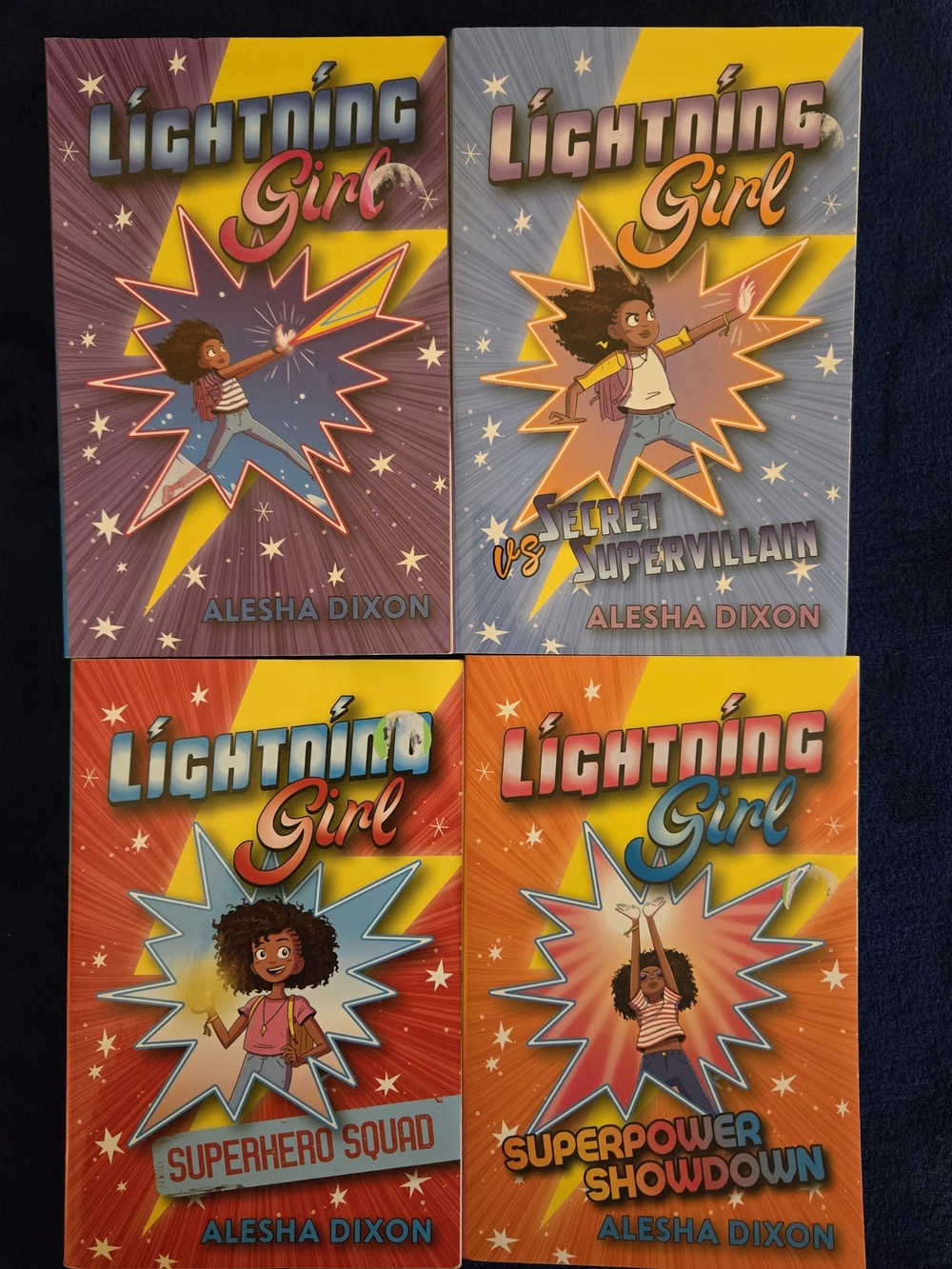 Lightning Girl Book Set Of 4 By Alesha Dixon